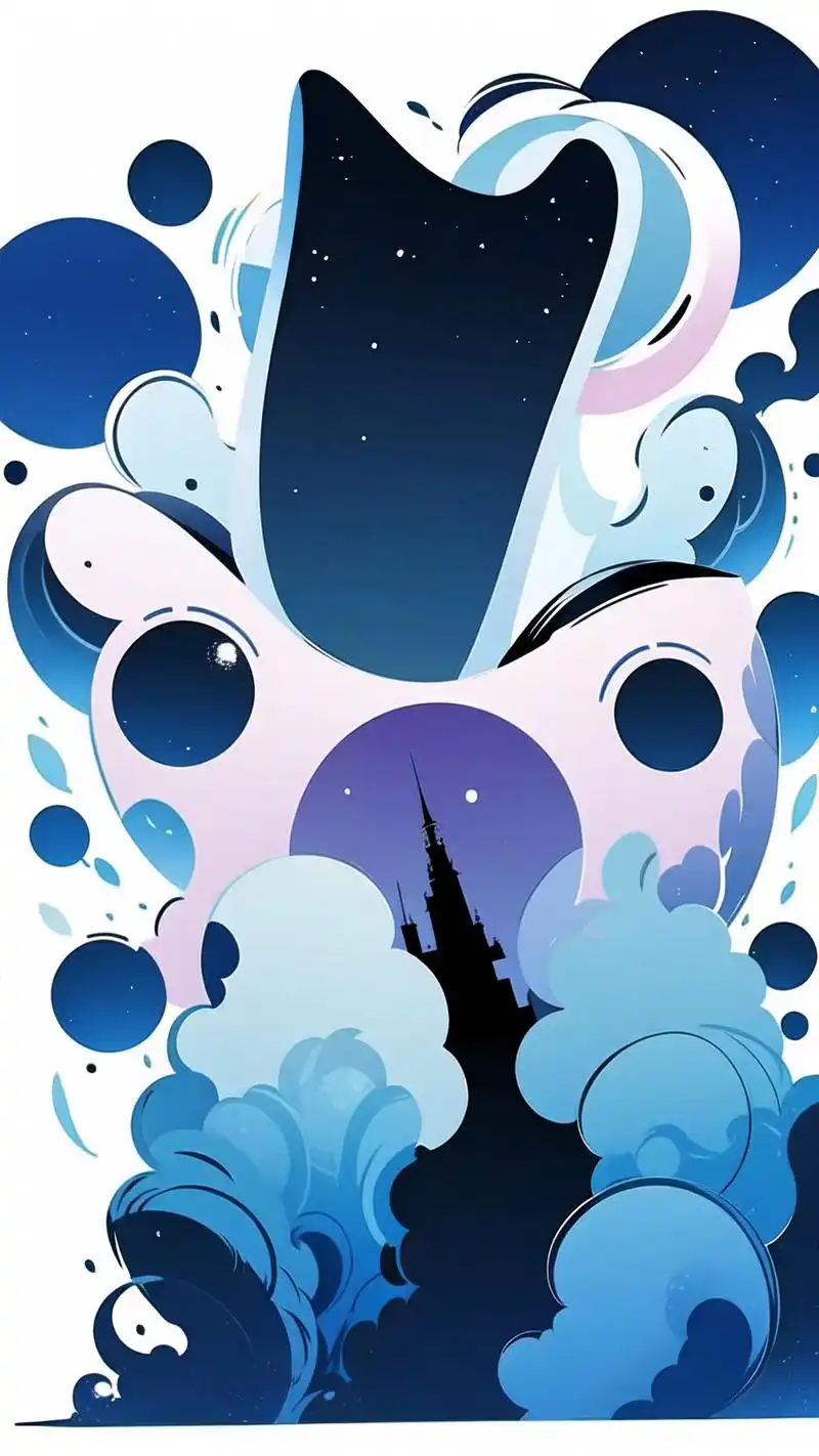 ins风雾霾蓝治愈系夜空壁纸90