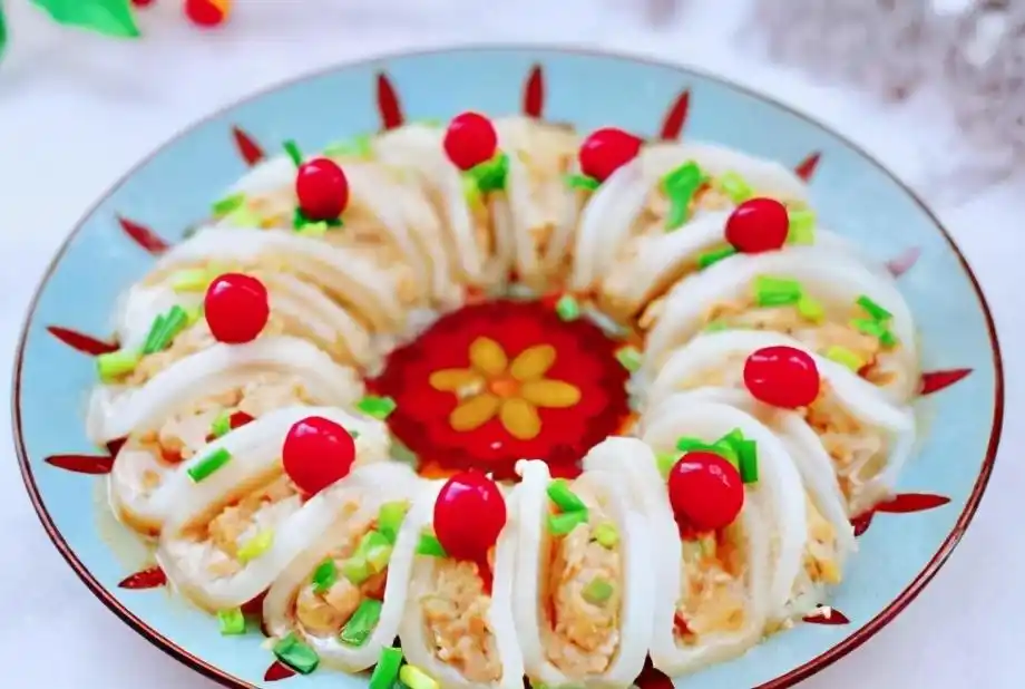 给年夜饭加道菜,"花开富贵"端上桌,寓意喜气洋洋,好看又好吃_手机搜狐