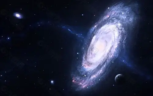 黑色宇宙行星唯美星空背景