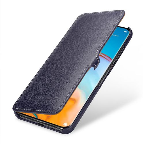 手机p40适用华为p40pro皮套翻盖机壳真皮防摔手机保护套