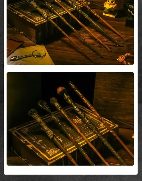 哈利波特魔法杖正版周边可施咒互动版赫敏邓布利多发光棒生日礼物