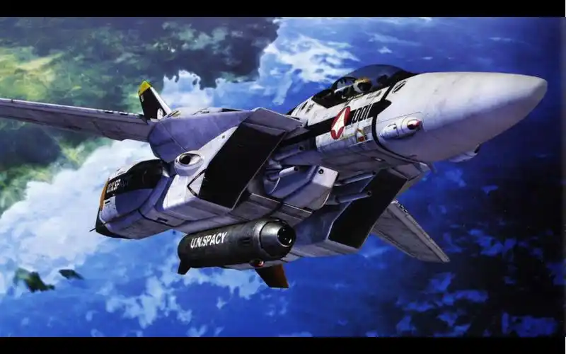 太空堡垒真人版,骷髅中队vf-1s心情放松的演习,bgm:rick_hunters