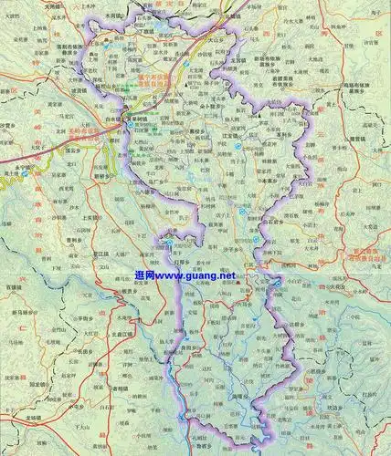 安顺镇宁地图全图,安顺镇宁地图高清版下载 - 8264户外8264.com