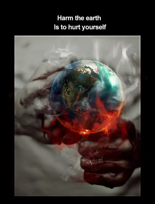 保护地球公益海报