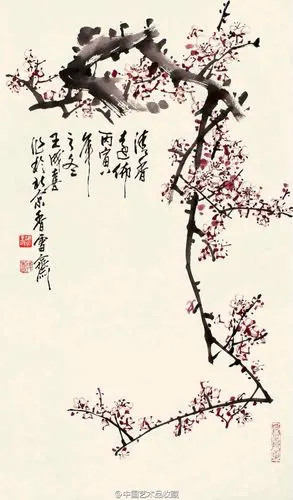 与古人所画的梅花以孤高,冷艳,雅致为尚的格调不同1200_2049竖版 竖屏