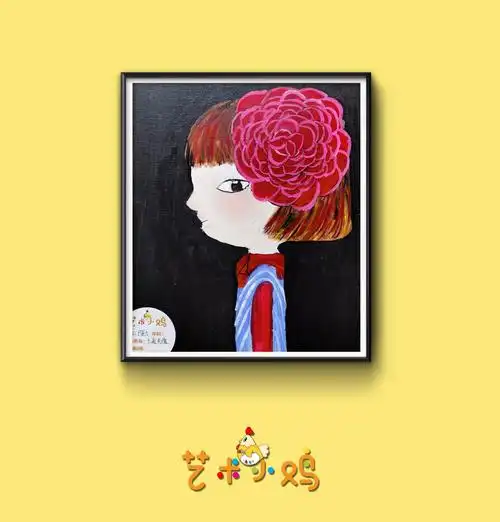 艺术小鸡毕加索多维班《卡通头像》