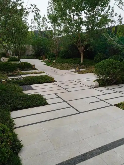 景观设计中地面铺装拼缝的处理