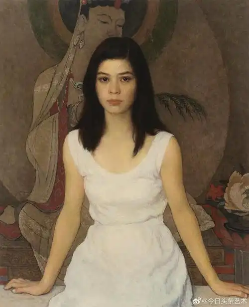 靳尚谊人物油画__财经头条