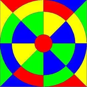 所谓的曼陀罗训练就是紧盯着曼陀罗图,记住每个曼陀罗的形状和颜色