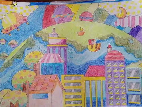 滨城区中小学艺术节初中部绘画作品校级初选作品欣赏