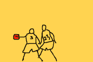 卡通打篮球投篮黄色gif动图_动态图_表情包下载_soogif