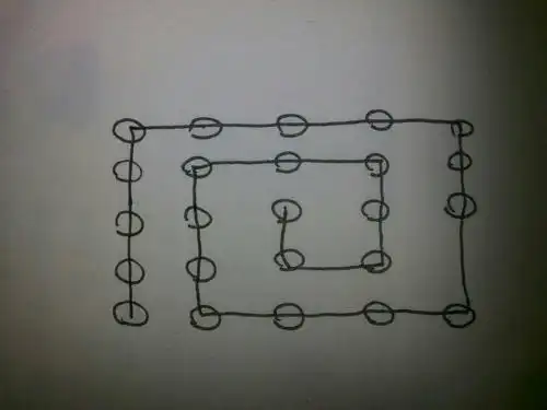 24个点一笔连成
