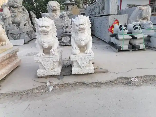 石雕狮子图片介绍