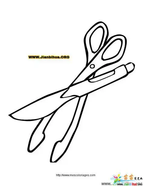 手术刀的简笔画