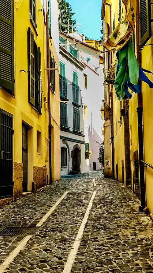 城市街道复古h5背景素材