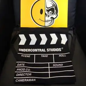 电影开拍板 action 帆布包