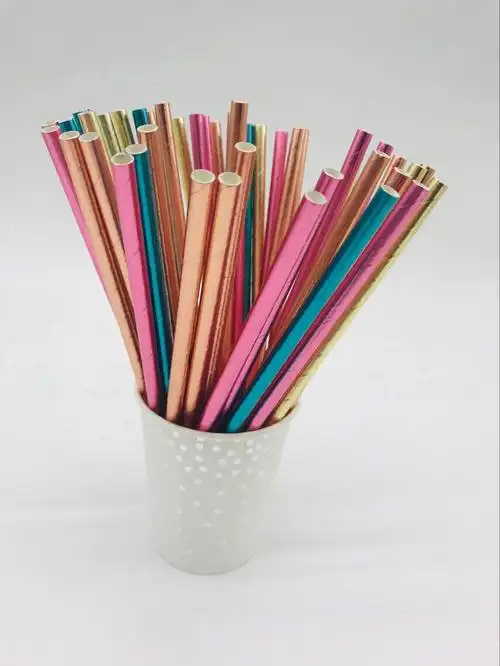 一次性铝箔纸吸管