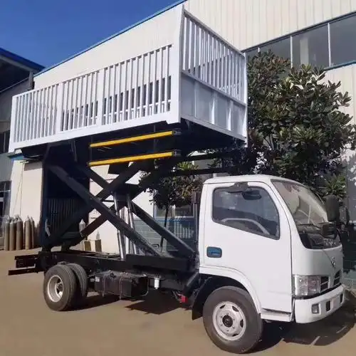 小型拉猪升降车 改装液压升降层装猪车 装猪用的升降车 装猪用升降台