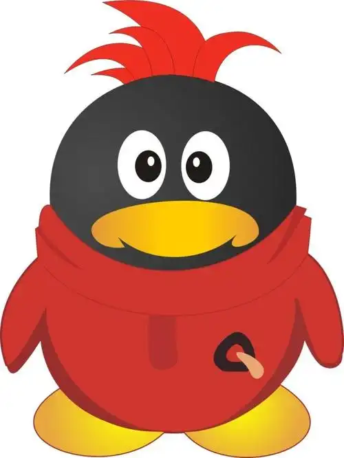 卡通qq会员企鹅