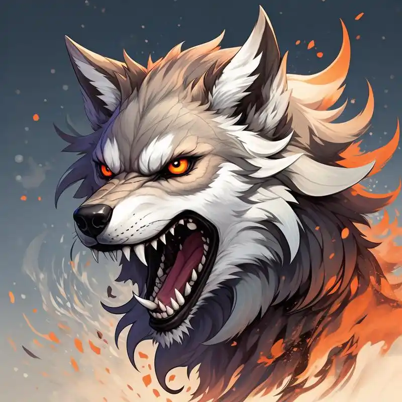 🐺狼头头像,野性之美🔥 探索狼头的神秘与力量,这些头像将野性之