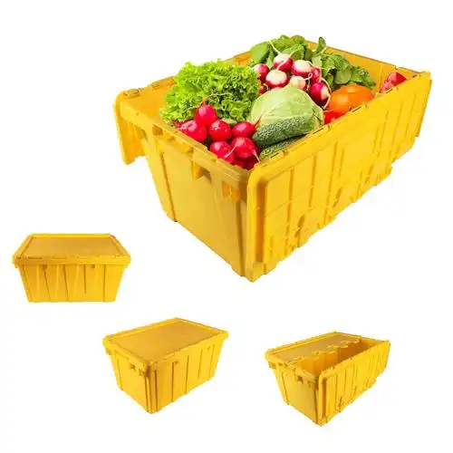 buy 大堆栈能力塑料箱,用于存储和运输的包装箱,新鲜水果和蔬菜的运输