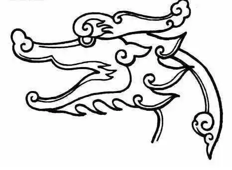 简笔画正面龙头照片 简笔画图片大全-蒲城教育文学网