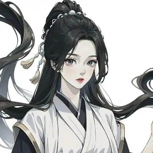 所谓伊人,在水一方.古风插画女头#女生头像