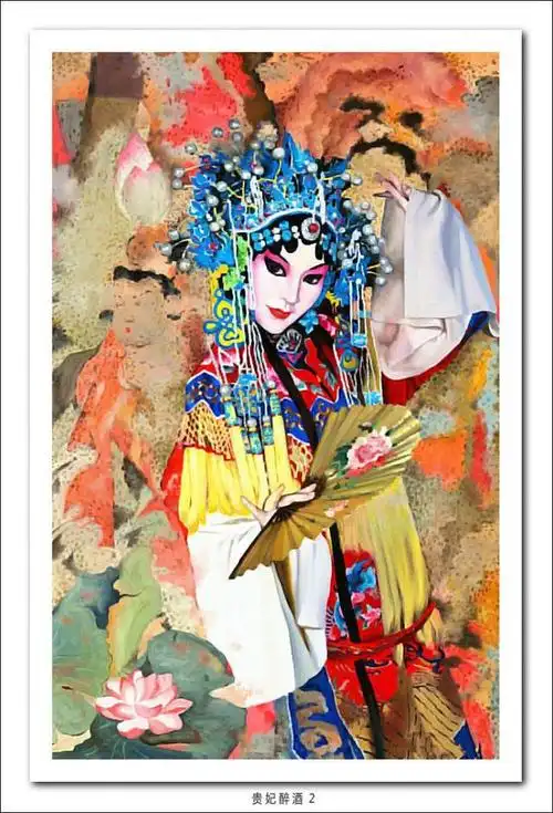 色彩与心灵碰撞的杰出的女青年艺术家|米巧铭油画京剧人物系列