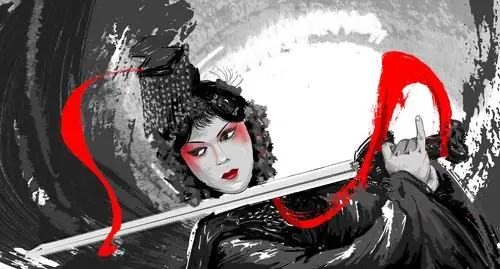 霸王别姬插画及衍生品设计