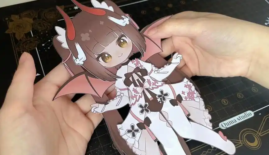 【可动纸片人】画渣也想玩纸偶,自己动手做!