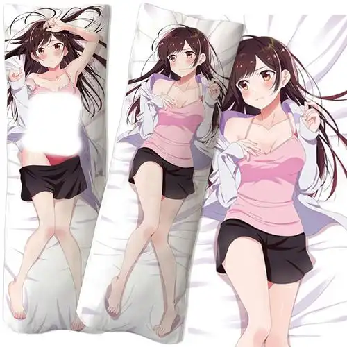 租借女友动漫抱枕二次元周边等身抱枕宅男绅士夹腿枕卧室卡通靠枕