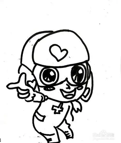 《开心超人联盟》系列之甜心超人简笔画