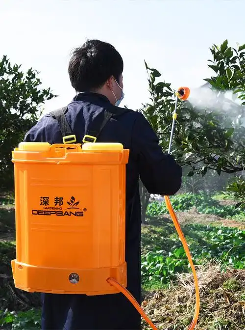 消毒液电动喷壶打药机农药喷洒高压背式充电喷雾器农用全自动神器8l有