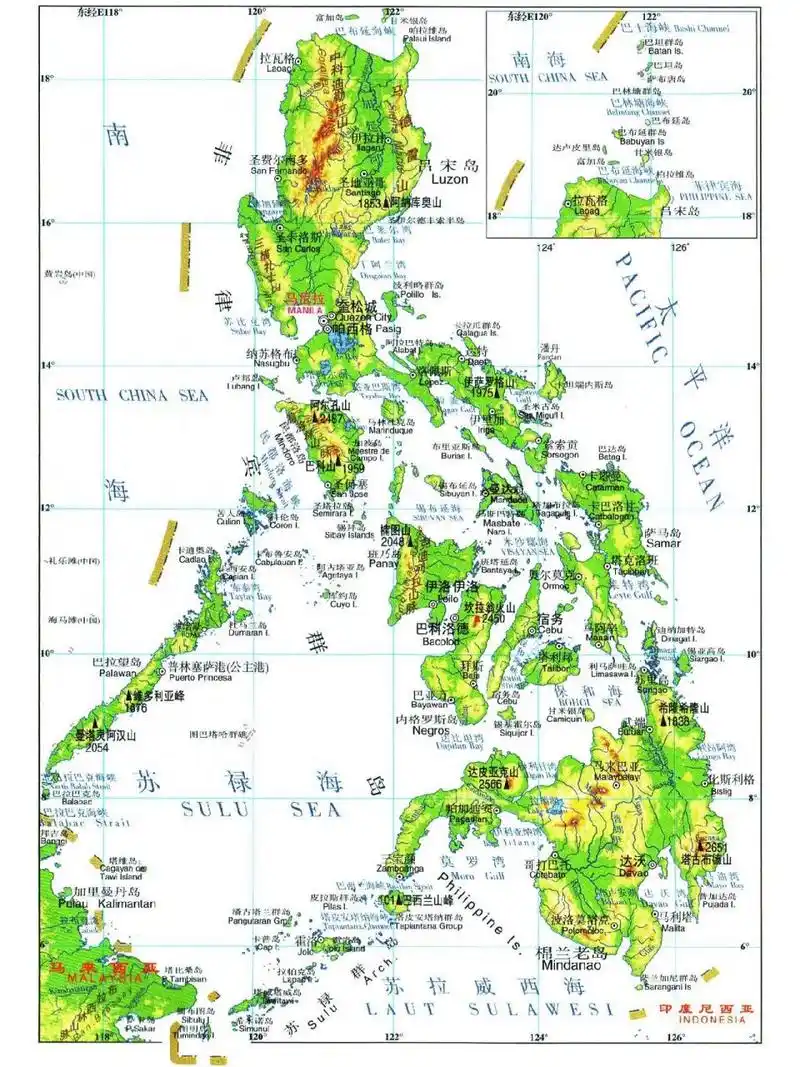 菲律宾高校地图