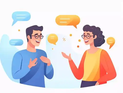 卡通人物家人朋友郊外旅游踏青插画素材蓝色施工现场工地注意安全漫