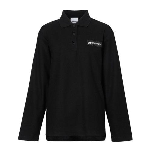 【包税】burberry/博柏利  女装 服装 黑色棉质经典格纹logo印花 女士