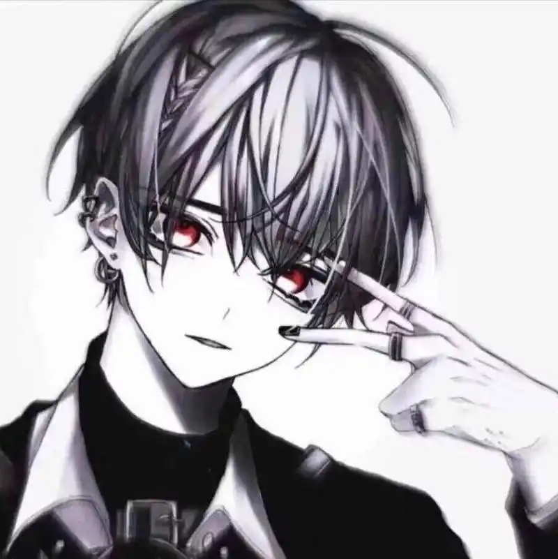 ins风个性黑白/动漫男生头像/渣男海王奶狗