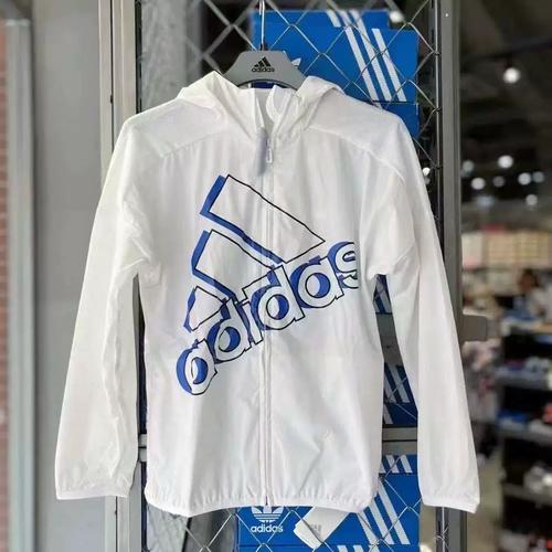 adidas阿迪达斯 lk logo strwbkr 儿童大标防晒速干外套ht4910