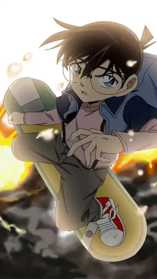 工藤新一鸭_手机壁纸_动漫卡通手机壁纸_我要个性网