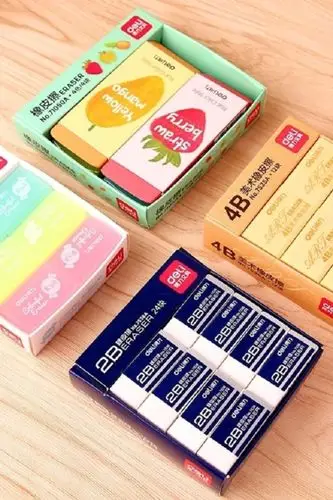 得力橡皮擦学生擦得干净不留痕像皮擦小学生创意卡通可爱儿童文具