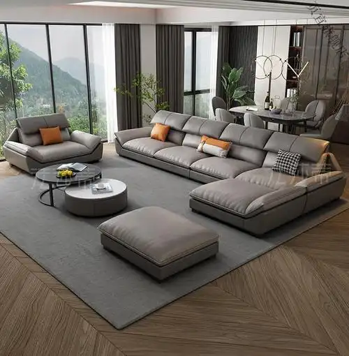 高档轻奢cbd沙发布艺沙发家用客厅法莎蒂新款科技布沙发客厅排三人