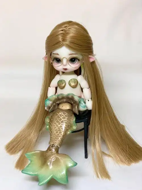 bjd蒸汽朋克风12分taffydoll小人鱼