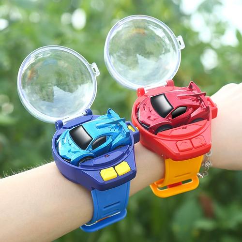 黑科技手表遥控小汽车迷你合金赛车男孩电动儿童玩具车生日礼物