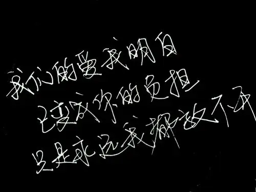 我们的爱,我明白,已变成你的负担,只是永远,我都放不开.