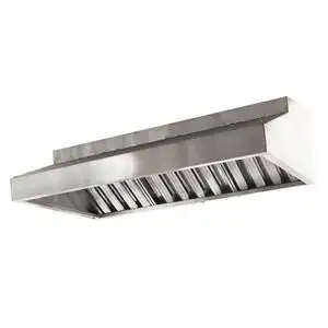 不锈钢排风拢烟罩饭店厨房家商用抽吸油烟机管道广州全套定制安1