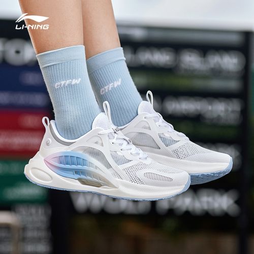 李宁休闲鞋2021夏季新款星网透气女鞋轻薄经典运动休闲鞋