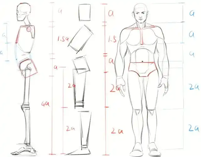 速写人体体块详解课件分享