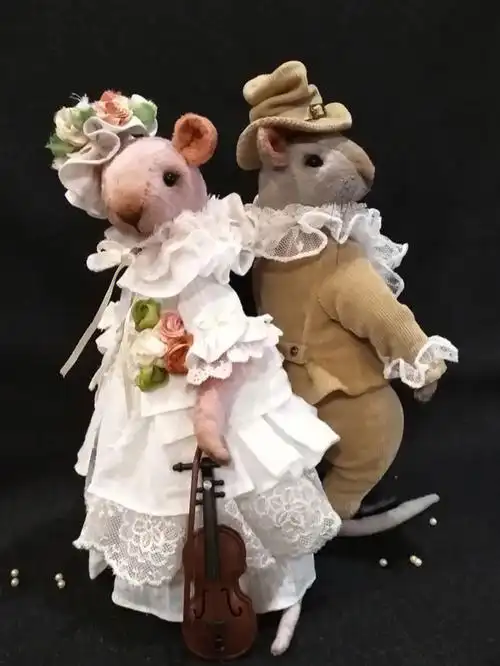 两只老鼠高度25厘米泰迪的技术