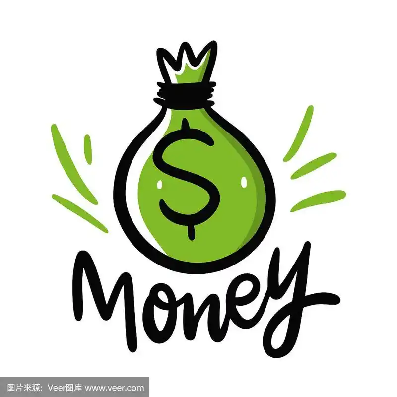 money bag vector icon.