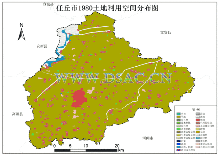 任丘市土地利用数据产品